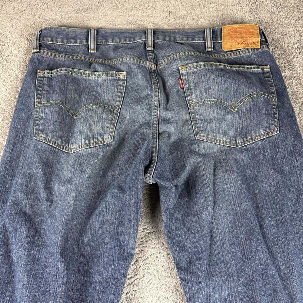 Levis‎ 559 Relaxed Straight Fit Jeans Mens 38x34 Blue Medium Wash Mid Rise - Picture 15 of 16